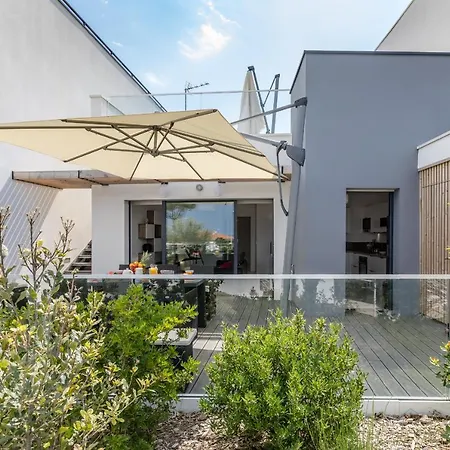 Splendide 2 Chambres, Rooftop, Parking Et Vue Mer A Lägenhet Anglet